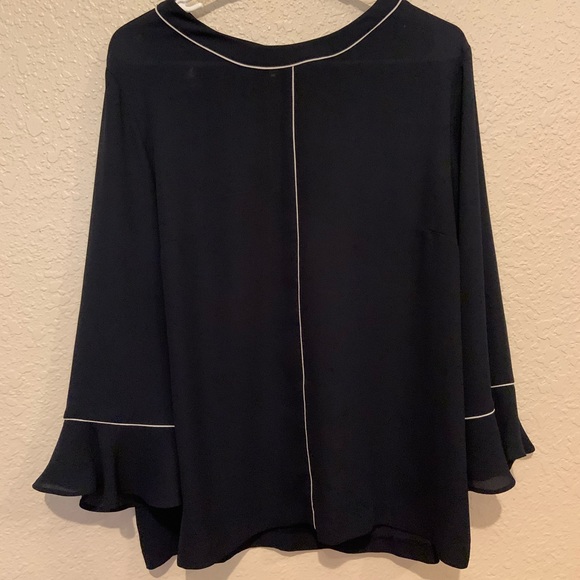 Banana Republic Tops - Navy and white stripe blouse